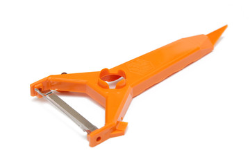orange safe knife for vegetables