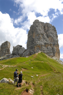 Cortina 5 torri dolomiti