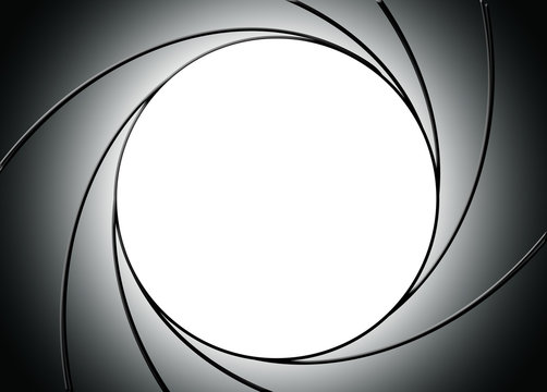 diaphragme cible fond ouverture large