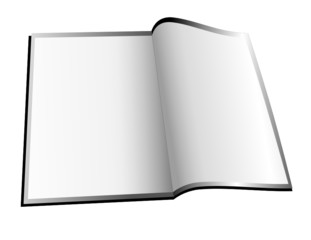 Blank White Magzine / Booklet