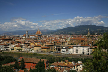 Fototapeta premium veduta di firenze
