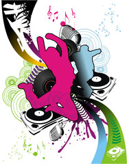 Obraz premium Vector Young People Fun