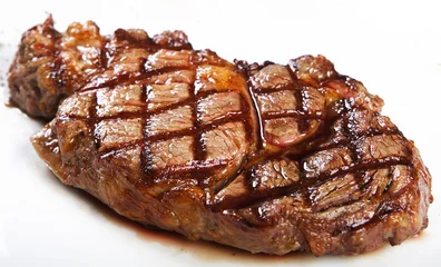 Fotobehang Steakhouse sappige biefstuk