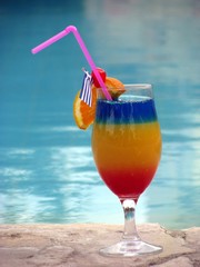 colored cocktail