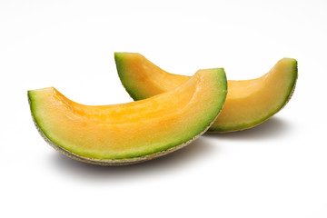 Cantaloupe slices