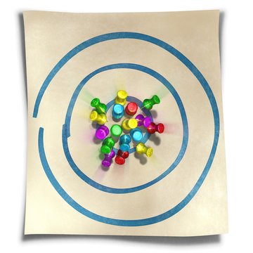 traget and pins