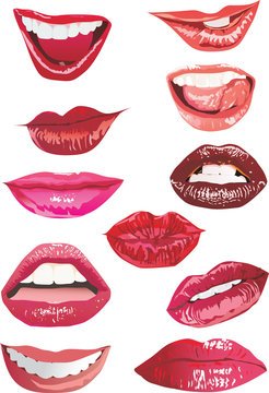 eleven women lips
