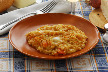 Risotto al taleggio e zucca - Primi - Ricette della Lombardia