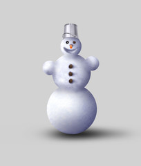 happy snowman
