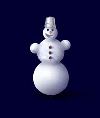 fröhlicher Schneemann 2