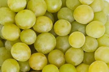 Background made of white grapes