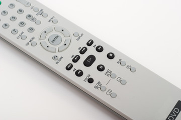 DVD remote control. Close-up
