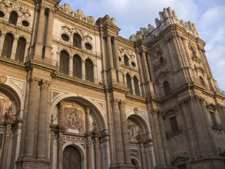 Fototapeta na wymiar Malaga Catedral