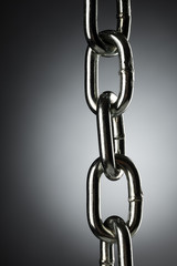 a closeup of a chain