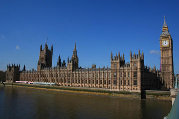 Fototapeta na wymiar Big Ben and houses of parliament