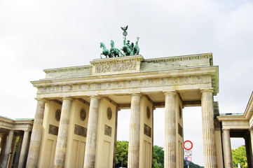 Fototapeta premium Porte de Brandebourg, Berlin, Allemagne.