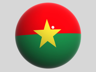 National Flag. Burkina Faso
