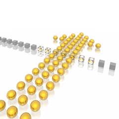 arrow team overcome obstacle (gold and silver series)