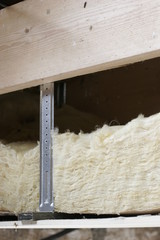 a part of an insulated ceiling