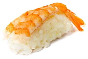 Piece of Japanese Food Sushi - Shrimp.