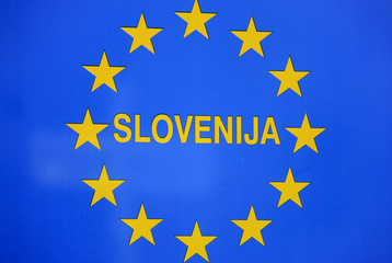 Staats Grenze zwischen Slowenien und Österreich