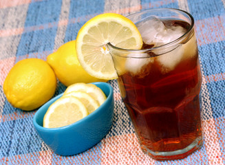 Ice Tea and Fresh Lemons