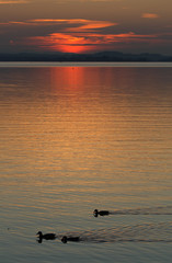 Sonnenuntergang am Chiemsee