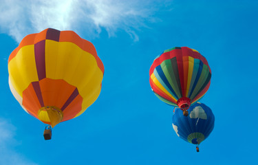 Up, Up and Away all together in a hot air balloon!