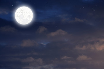 Obraz na płótnie Canvas luna piena