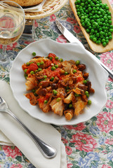 Tinca e piselli - Secondi di pesce - Ricetta della Lombardia