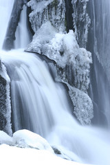 Vereister Wasserfall