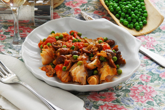 Tinca e piselli - Secondi di pesce - Ricette della Lombardia