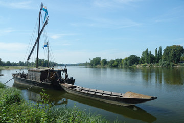 Gabare sur la Loire