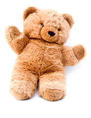 Teddy bear isolated on a white background