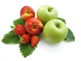 Fruit  isolated on white background