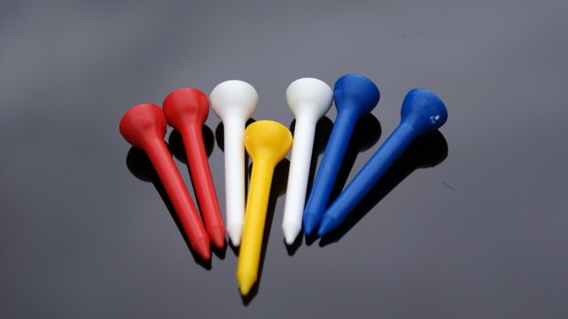 Coloured Golf Tees