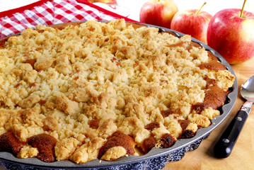 Apfelkuchen gebacken