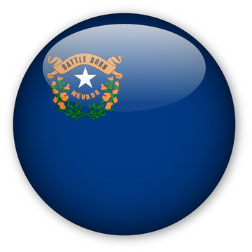 Nevada Flag Button