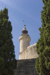 Fototapeta premium Turm der Festungsanlage in Aigues-Mortes