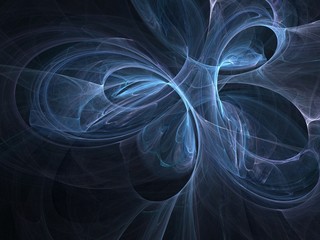 Abstract fractal background. Graphics. Blue 3D texture.