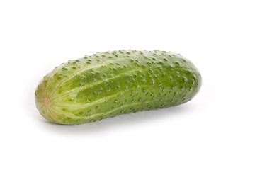 Cucumber on a white background