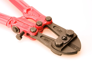 Brand new red and black bolt cutters
