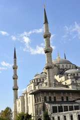 Fototapeta na wymiar The bleu mosque, Istanbul.