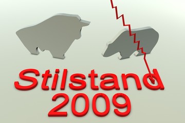 wirtschaftlicher Stilstand 2009