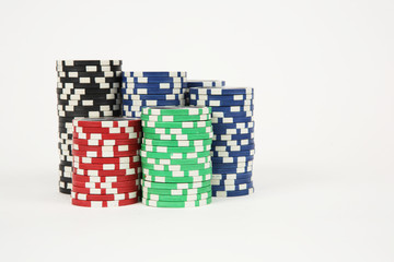 Amount of variable poker chipes