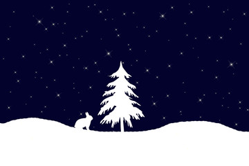 Obraz premium Weihnachtskarte