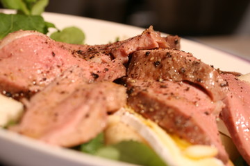 Duck breast salad