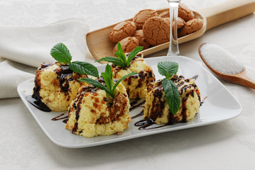 Semifreddo di amaretti - Dolci - Ricette della Lombardia