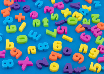 .Childrens,plastic magnetic alphabet letters