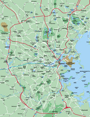 Boston Metropolitan Area Map